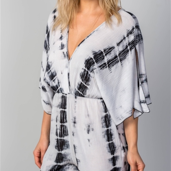 BOHO TIE-DYE ROMPER - Picture 4 of 4